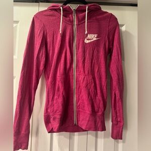 Nike Fuchsia Zip-Up Hoodie